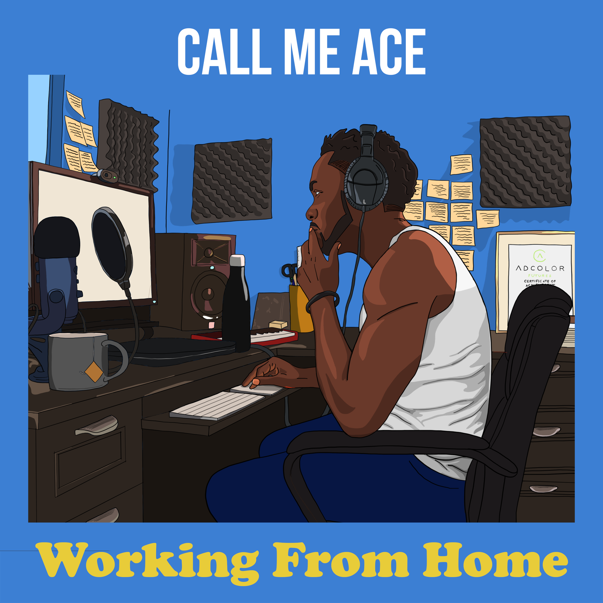 Call Me Ace - Working From Home (Album Cover)